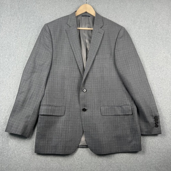 Ralph Lauren Other - Ralph Lauren‎ Blazer Mens 42R Gray Blue Silk Wool Glen Plaid Sport Coat Canada